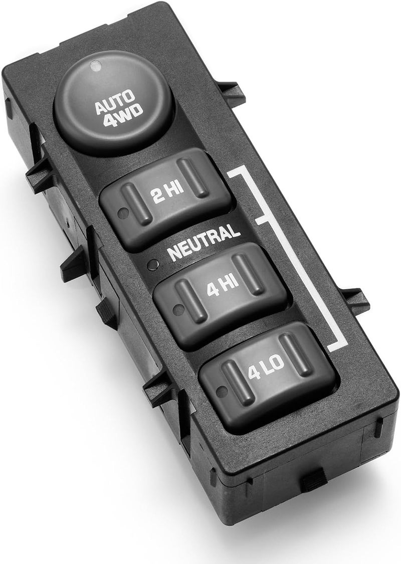 Lin Cin Yin 4WD Switch 4x4 Transfer Case Selector for 1999-2002 Chevy Silverado Suburban Avalanche Tahoe GMC Sierra 1500 2500 3500 Yukon Escalade Auto 4 Wheel Drive Switch Control 19168767,15709327,901062,TCA13 - Image 3